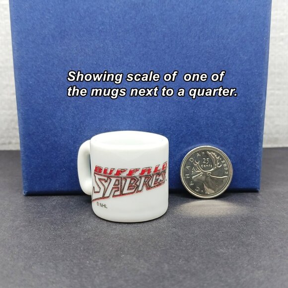 NHL Hockey Team Logo Mini Mugs Lot of 5 - Picture 3 of 13